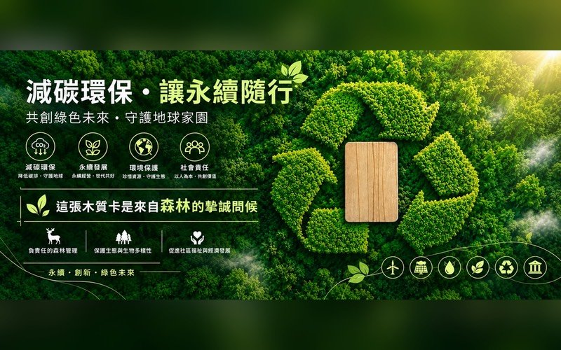 台灣木質卡+NFC RFID